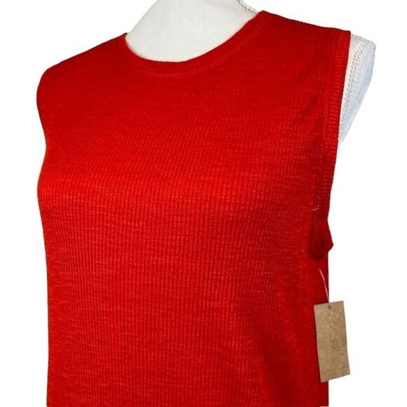 NWT Rachel Rachel Roy July Dress in Lava Ribbed Stretch Asymmetic Hem Size XXL - Picture 4 of 11